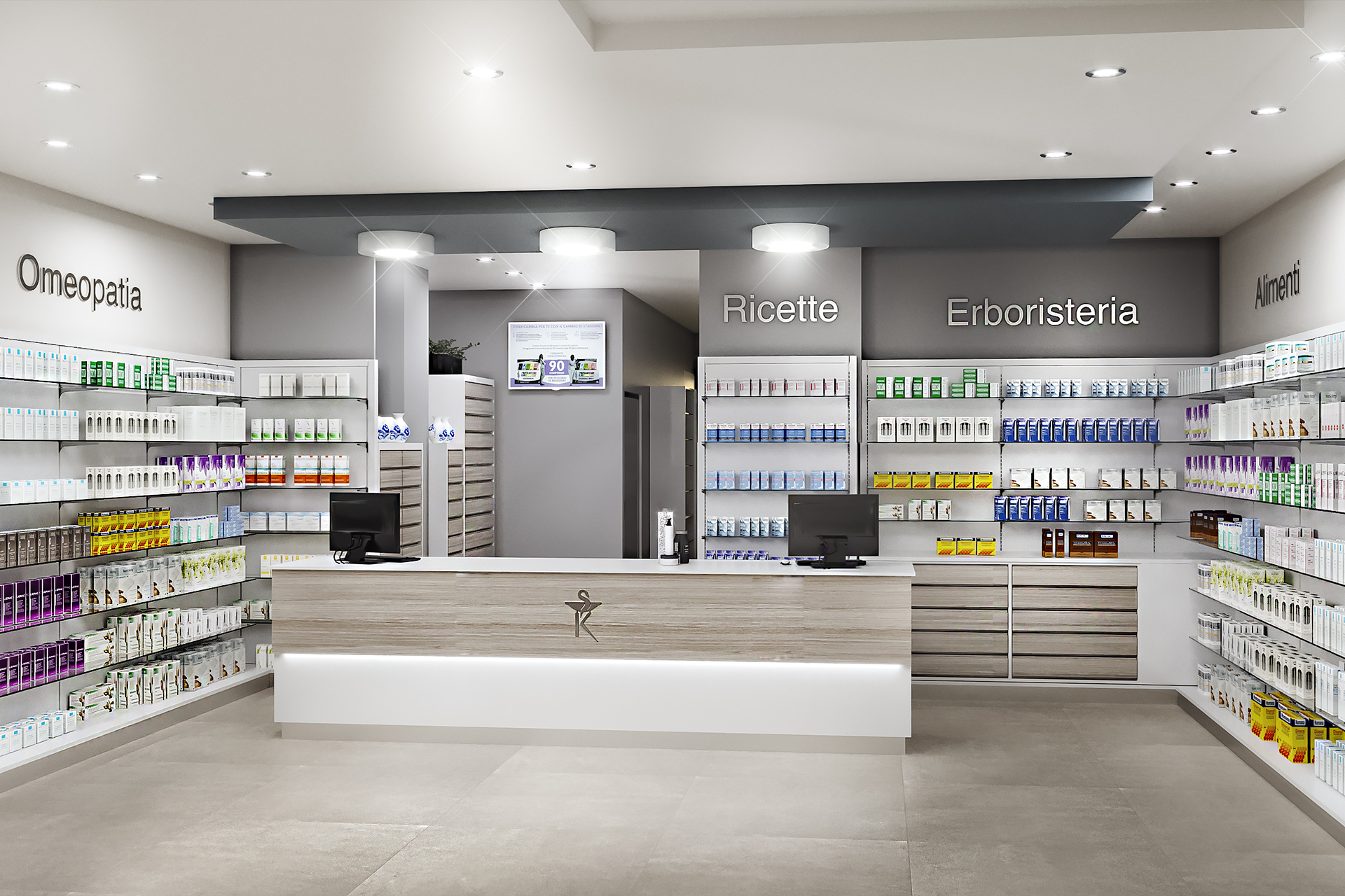 Arredamenti Farmacie AfkKomar Soluzioni d'arredo farmacia